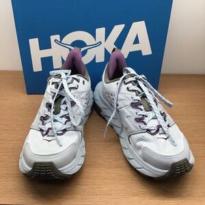 Hoka One One Anacapa Breeze Blue Low Hiking Sneaker Womens Size 7.5